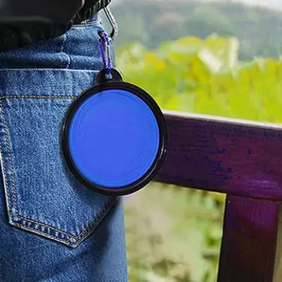 Gamelle pour Chien - SiliconeDogBowl™ - Bleu