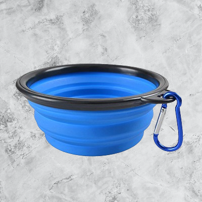 Gamelle pour Chien - SiliconeDogBowl™ - Bleu