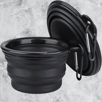 Gamelle pour Chien - SiliconeDogBowl™  - Noir