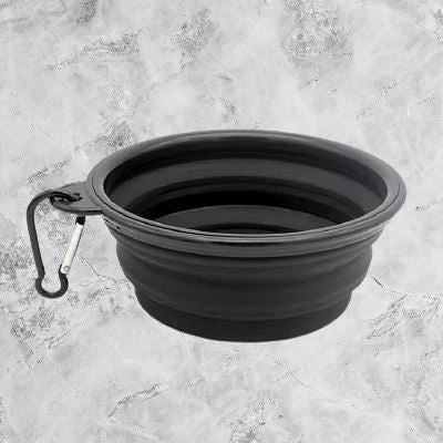 Gamelle pour Chien - SiliconeDogBowl™  - Noir