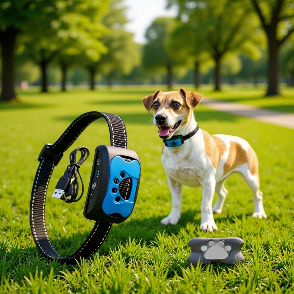 "Anti-Bark Collar Without Shock for Dogs | Vibration &amp; Ultrasound | Woufymode"
