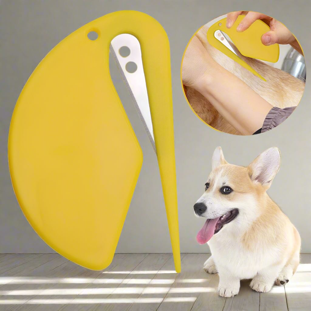 Peigne pour Chien - NewDogComb™ - Jaune