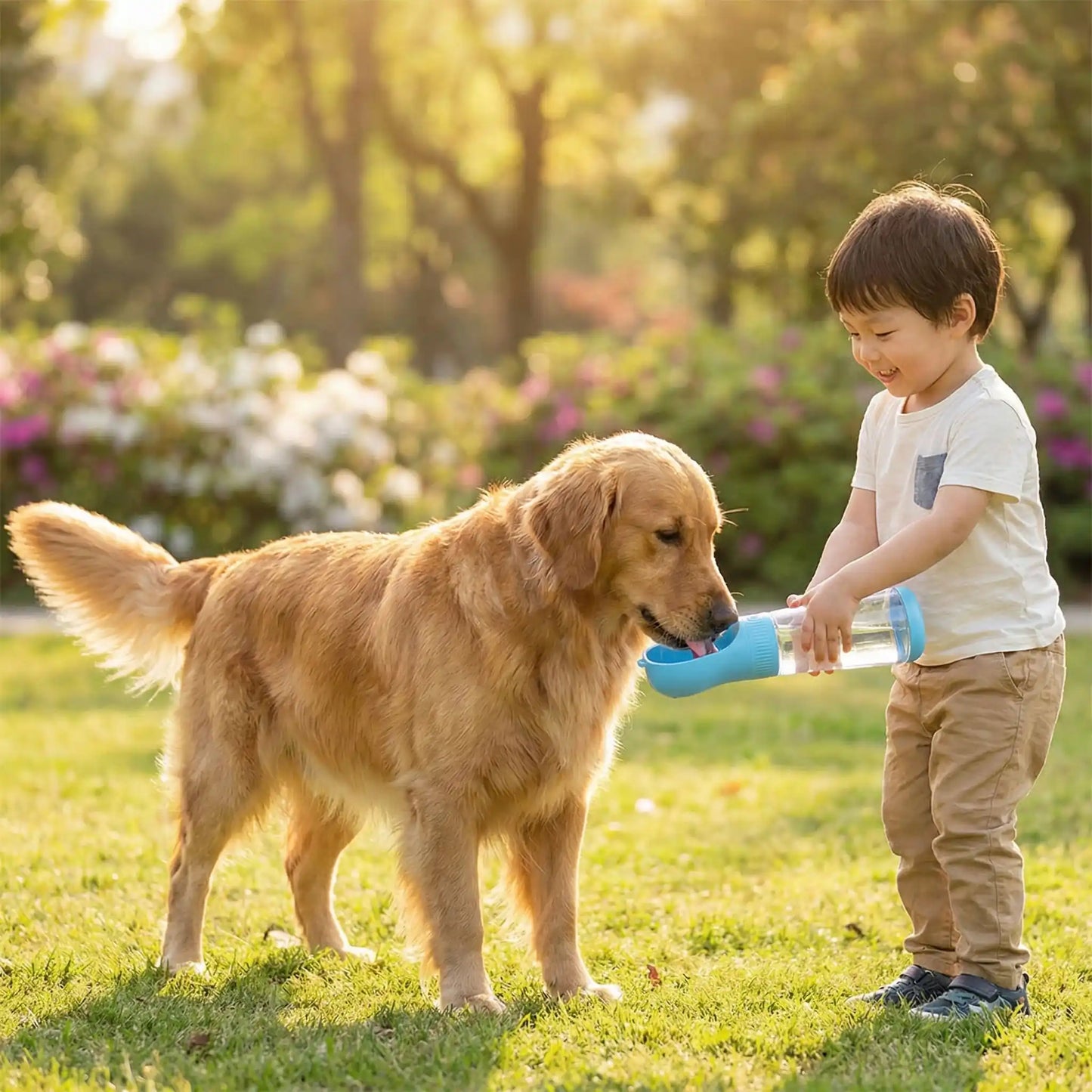 Gourde pour chien portable | Bouteille d'eau de voyage | Anti-fuite