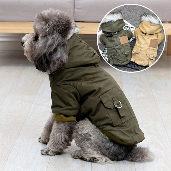 Manteau Hivernal Imperméable pour Chien Thermique Ajustable | Premium