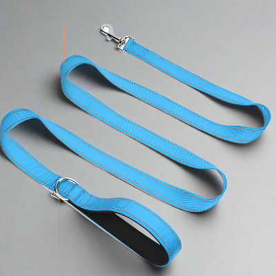 Collier Chien - DogsHarnessCollar™ - Bleu Bébé